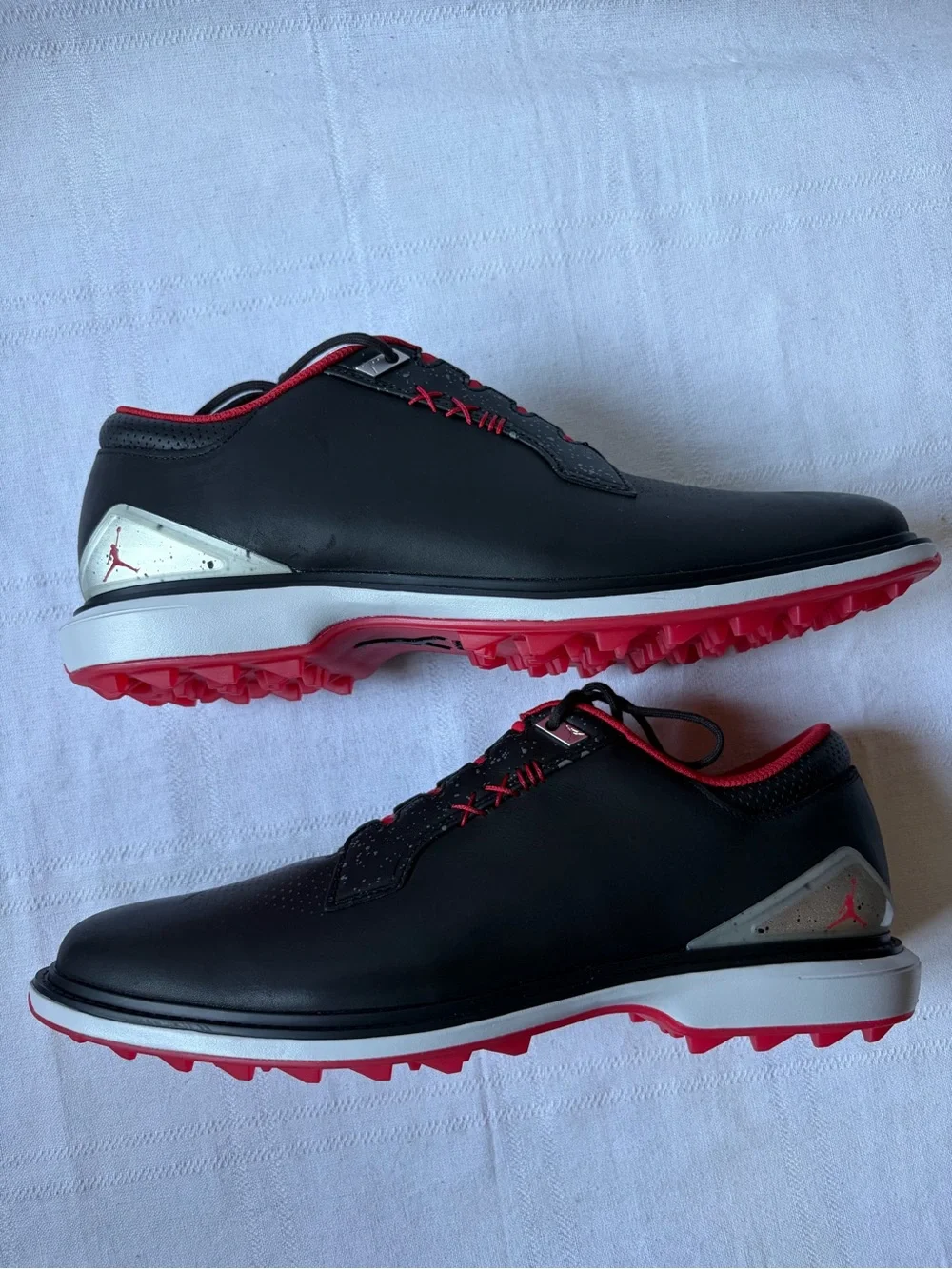 Nike Jordan ADG 5 Black Fire Red Metallic Golf Shoe Men’s Size 11 FQ6642-001